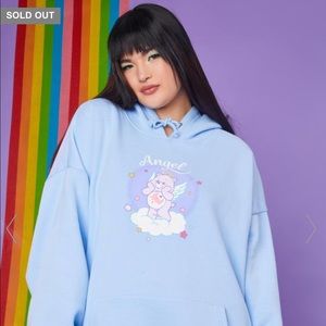 Dolls Kill X Care Bears Oversized Hoodie